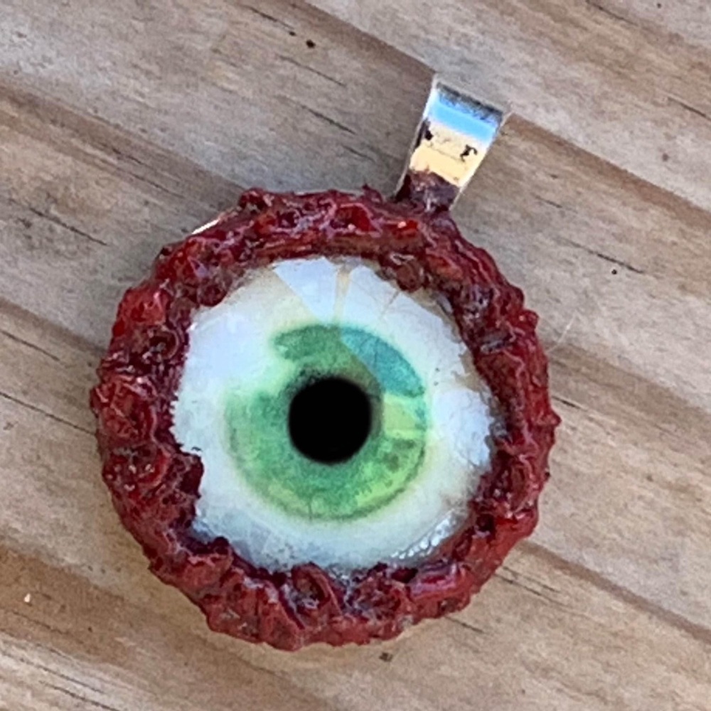NWOT Bloody Eyeball Pendants - 3 Colors